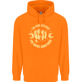 Mechanic Here Because You Broke Something Mens 80% Cotton Hoodie Orange