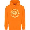 Mechanic Here Because You Broke Something Mens 80% Cotton Hoodie Orange