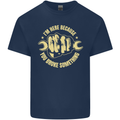 Mechanic Here Because You Broke Something Mens Cotton T-Shirt Tee Top Navy Blue