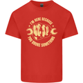 Mechanic Here Because You Broke Something Mens Cotton T-Shirt Tee Top Red