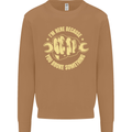Mechanic Here Because You Broke Something Mens Sweatshirt Jumper Caramel Latte