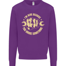 Mechanic Here Because You Broke Something Mens Sweatshirt Jumper Purple