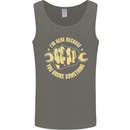 Mechanic Here Because You Broke Something Mens Vest Tank Top Charcoal