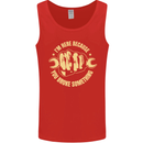 Mechanic Here Because You Broke Something Mens Vest Tank Top Red