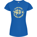 Mechanic Here Because You Broke Something Womens Petite Cut T-Shirt Royal Blue