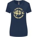Mechanic Here Because You Broke Something Womens Wider Cut T-Shirt Navy Blue