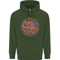 Mechanic Real Men Smell Like Diesel Childrens Kids Hoodie Forest Green