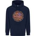 Mechanic Real Men Smell Like Diesel Childrens Kids Hoodie Navy Blue