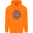 Mechanic Real Men Smell Like Diesel Childrens Kids Hoodie Orange