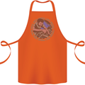 Mechanic Real Men Smell Like Diesel Cotton Apron 100% Organic Orange