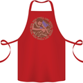 Mechanic Real Men Smell Like Diesel Cotton Apron 100% Organic Red
