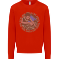 Mechanic Real Men Smell Like Diesel Kids Sweatshirt Jumper Bright Red