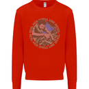 Mechanic Real Men Smell Like Diesel Kids Sweatshirt Jumper Bright Red