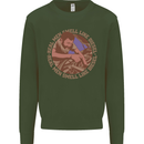 Mechanic Real Men Smell Like Diesel Kids Sweatshirt Jumper Forest Green