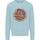 Mechanic Real Men Smell Like Diesel Kids Sweatshirt Jumper Light Blue