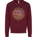 Mechanic Real Men Smell Like Diesel Kids Sweatshirt Jumper Maroon
