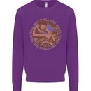 Mechanic Real Men Smell Like Diesel Kids Sweatshirt Jumper Purple