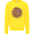 Mechanic Real Men Smell Like Diesel Kids Sweatshirt Jumper Yellow