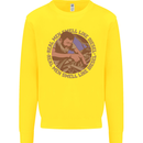 Mechanic Real Men Smell Like Diesel Kids Sweatshirt Jumper Yellow