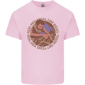 Mechanic Real Men Smell Like Diesel Kids T-Shirt Childrens Light Pink