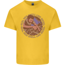 Mechanic Real Men Smell Like Diesel Kids T-Shirt Childrens Yellow