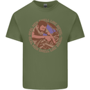 Mechanic Real Men Smell Like Diesel Mens Cotton T-Shirt Tee Top Military Green