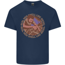 Mechanic Real Men Smell Like Diesel Mens Cotton T-Shirt Tee Top Navy Blue