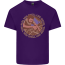 Mechanic Real Men Smell Like Diesel Mens Cotton T-Shirt Tee Top Purple