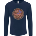 Mechanic Real Men Smell Like Diesel Mens Long Sleeve T-Shirt Navy Blue