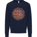 Mechanic Real Men Smell Like Diesel Mens Sweatshirt Jumper Navy Blue