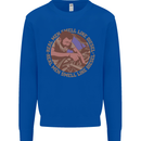 Mechanic Real Men Smell Like Diesel Mens Sweatshirt Jumper Royal Blue