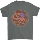Mechanic Real Men Smell Like Diesel Mens T-Shirt 100% Cotton Charcoal