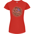 Mechanic Real Men Smell Like Diesel Womens Petite Cut T-Shirt Red