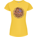Mechanic Real Men Smell Like Diesel Womens Petite Cut T-Shirt Yellow