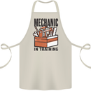 Mechanic in Training Funny Cotton Apron 100% Organic Natural