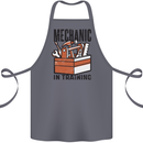 Mechanic in Training Funny Cotton Apron 100% Organic Steel