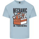 Mechanic in Training Funny Mens Cotton T-Shirt Tee Top Light Blue