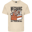 Mechanic in Training Funny Mens Cotton T-Shirt Tee Top Natural