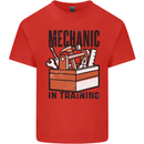 Mechanic in Training Funny Mens Cotton T-Shirt Tee Top Red