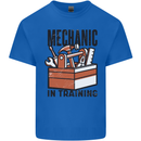 Mechanic in Training Funny Mens Cotton T-Shirt Tee Top Royal Blue