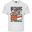 Mechanic in Training Funny Mens Cotton T-Shirt Tee Top White