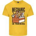 Mechanic in Training Funny Mens Cotton T-Shirt Tee Top Yellow