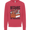 Mechanic in Training Funny Mens Sweatshirt Jumper Heliconia