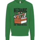 Mechanic in Training Funny Mens Sweatshirt Jumper Irish Green