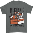 Mechanic in Training Funny Mens T-Shirt 100% Cotton Charcoal