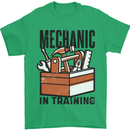 Mechanic in Training Funny Mens T-Shirt 100% Cotton Irish Green