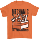 Mechanic in Training Funny Mens T-Shirt 100% Cotton Orange