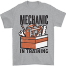Mechanic in Training Funny Mens T-Shirt 100% Cotton Sports Grey