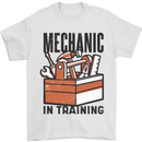 Mechanic in Training Funny Mens T-Shirt 100% Cotton White