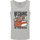 Mechanic in Training Funny Mens Vest Tank Top Sports Grey